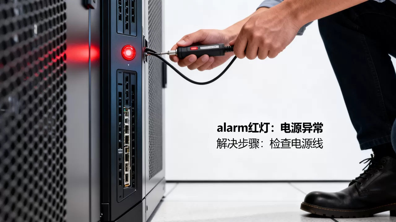 服务器alarm红灯是什么意思，服务器报警红灯如何解决？