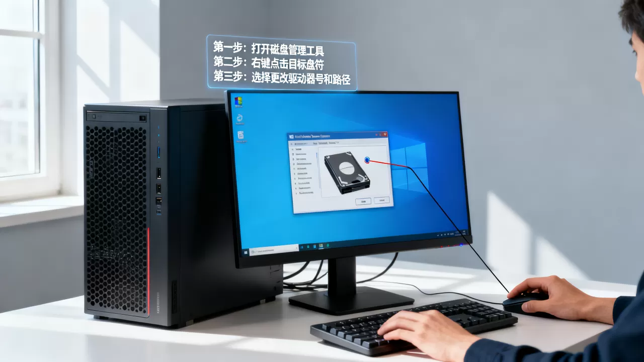 服务器盘符怎么修改,Windows服务器更改盘符怎么操作? 服务器盘符怎么修改,Windows服务器更改盘符怎么操作?