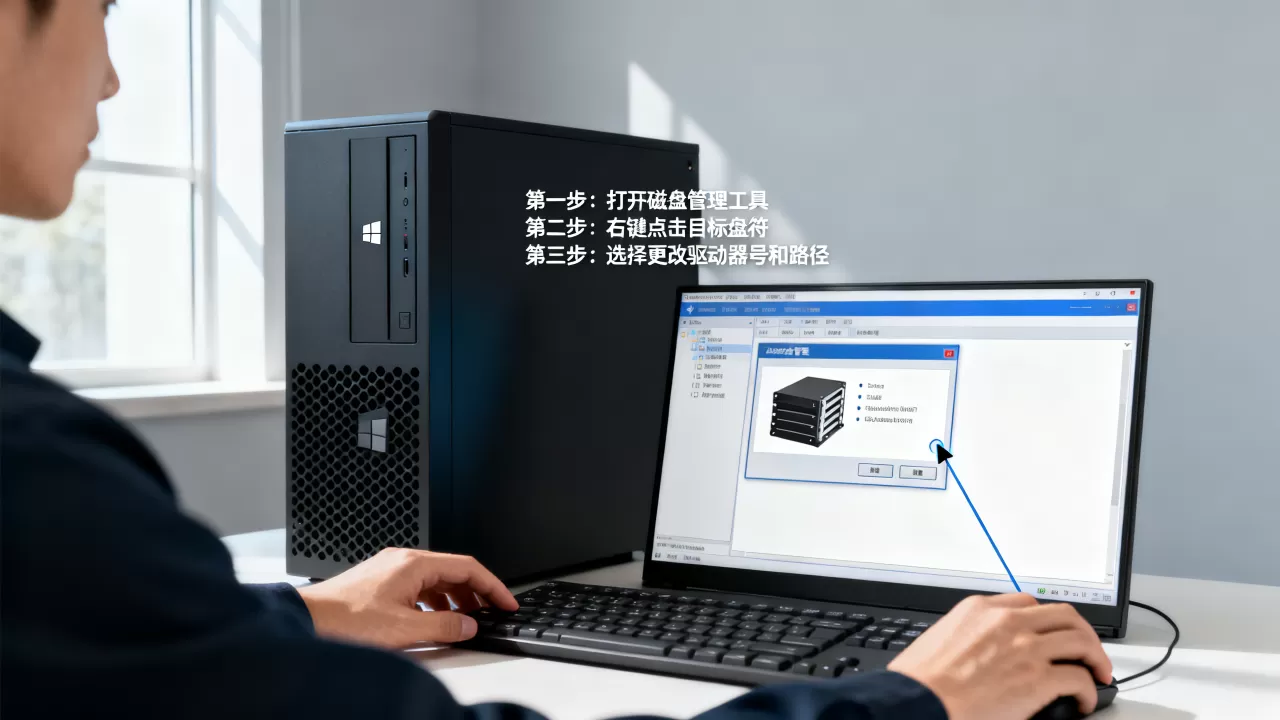 服务器盘符怎么修改,Windows服务器更改盘符怎么操作? 服务器盘符怎么修改,Windows服务器更改盘符怎么操作?