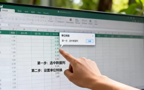 Excel怎么修改数据单位，Excel表格数值单位如何批量转换？