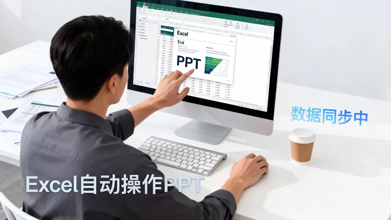 用Excel能自动操作PPT吗，Excel数据如何同步到PPT？