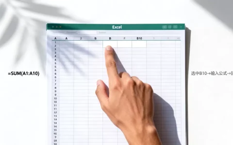 Excel怎么快速计算列合计，Excel求和公式怎么写？