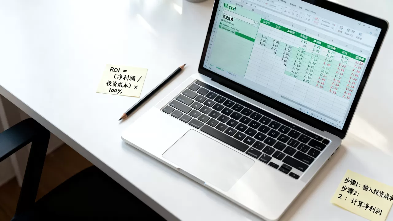 如何用Excel计算投资回报率，投资回报率计算公式怎么写？