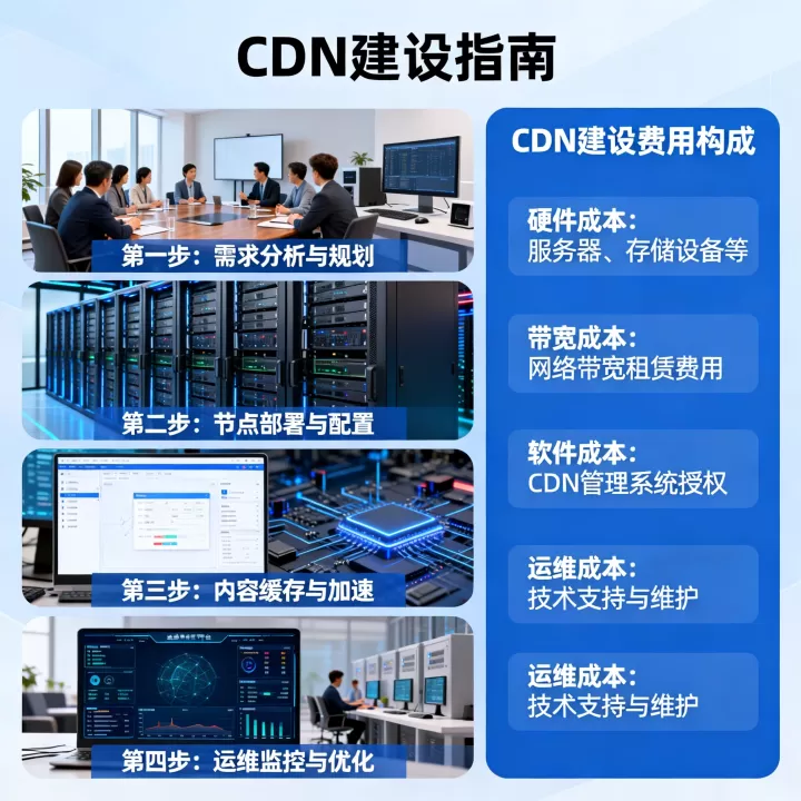CDN建设的具体步骤是什么?,CDN建设需要多少费用? CDN建设的具体步骤是什么?,CDN建设需要多少费用?
