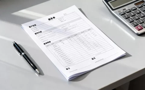 如何正确填写服务单的各个部分？，需要注意哪些细节和易错点？