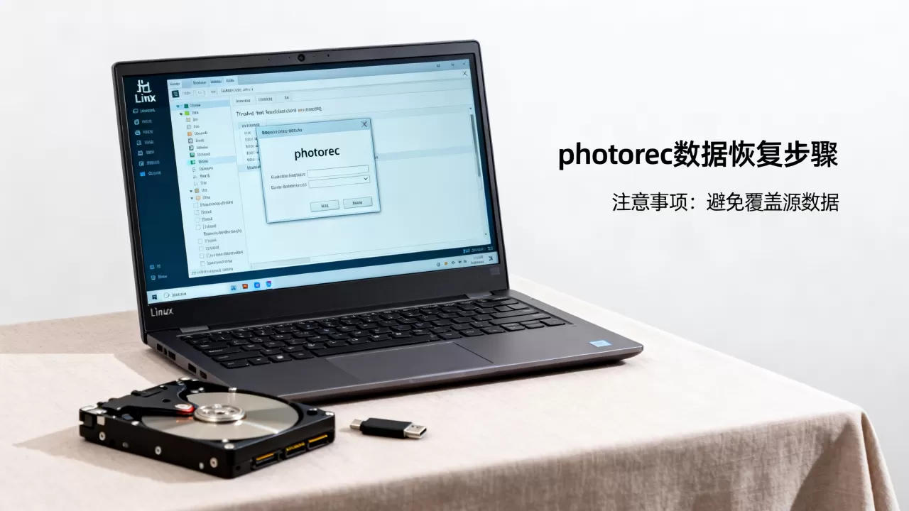 linux怎么用photorec恢复数据，有哪些注意事项