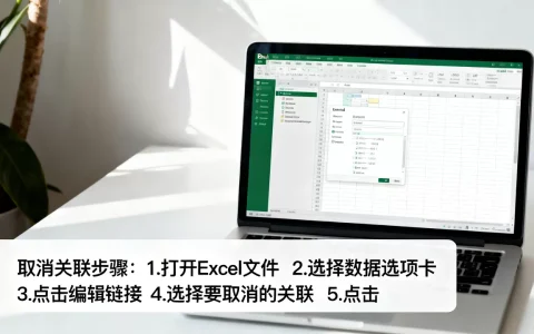 Excel取消关联怎么操作，具体步骤有哪些？