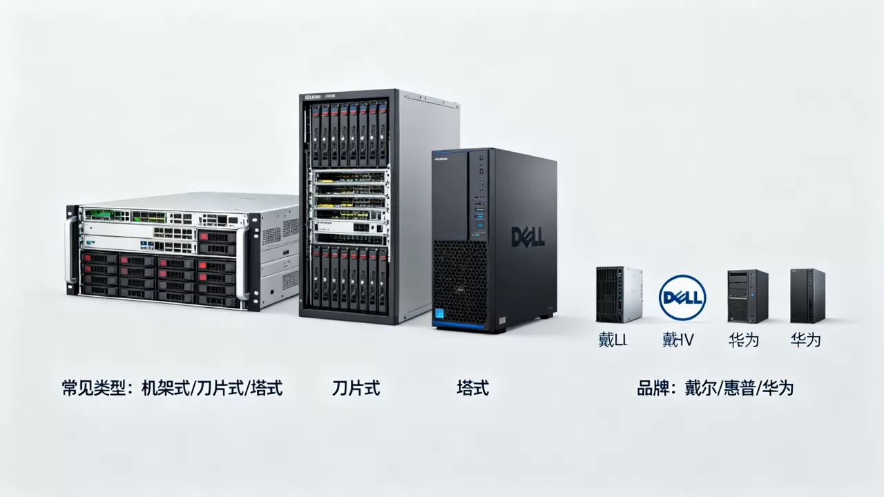 服务器解决方案的常见类型和品牌有哪些？，怎么选？