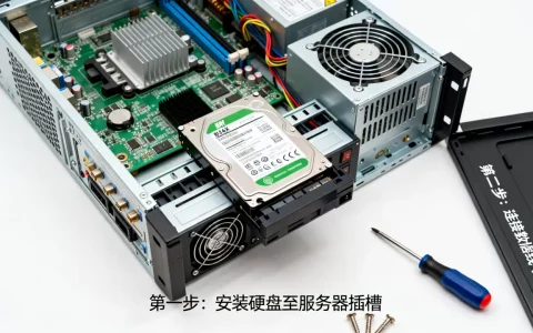 服务器新加一块硬盘后应该如何配置，怎么安装