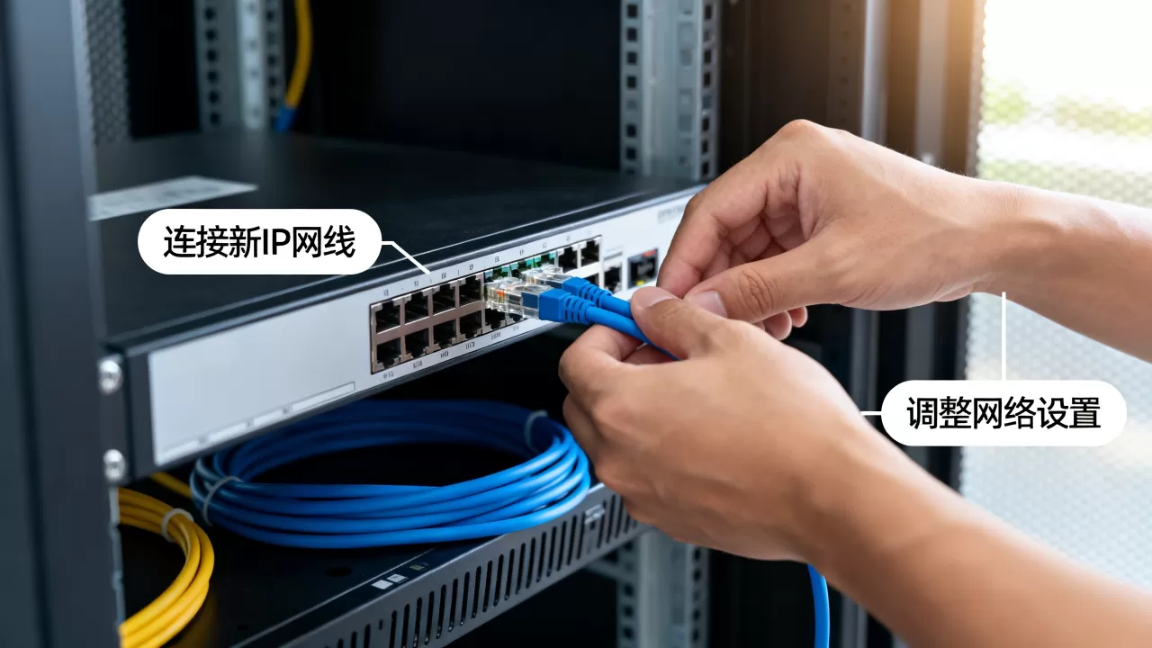 服务器换ip