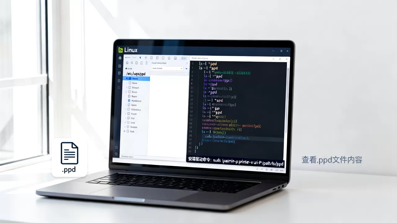 linux .ppd文件是什么？，怎么安装？