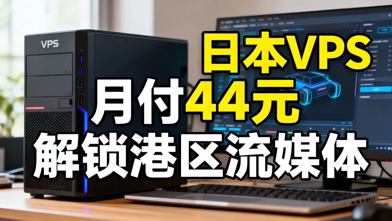 日本VPS月付44元解锁港区流媒体靠谱吗，值得买吗