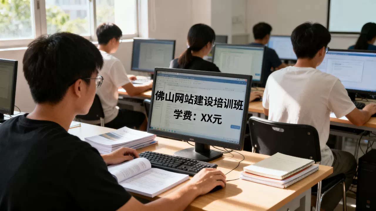 佛山网站建设培训班哪家好？学费多少钱？