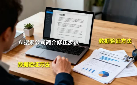 AI搜索里公司简介完全不对怎么改，如何修正？