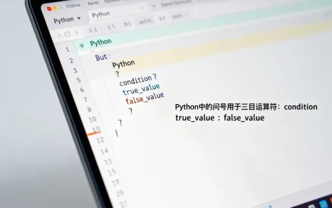 python问号在代码中代表什么，怎么使用