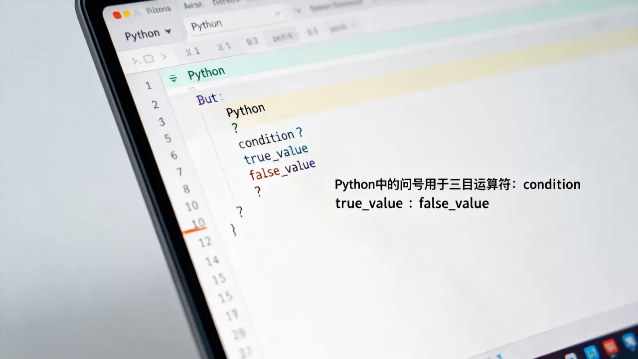 python问号在代码中代表什么，怎么使用
