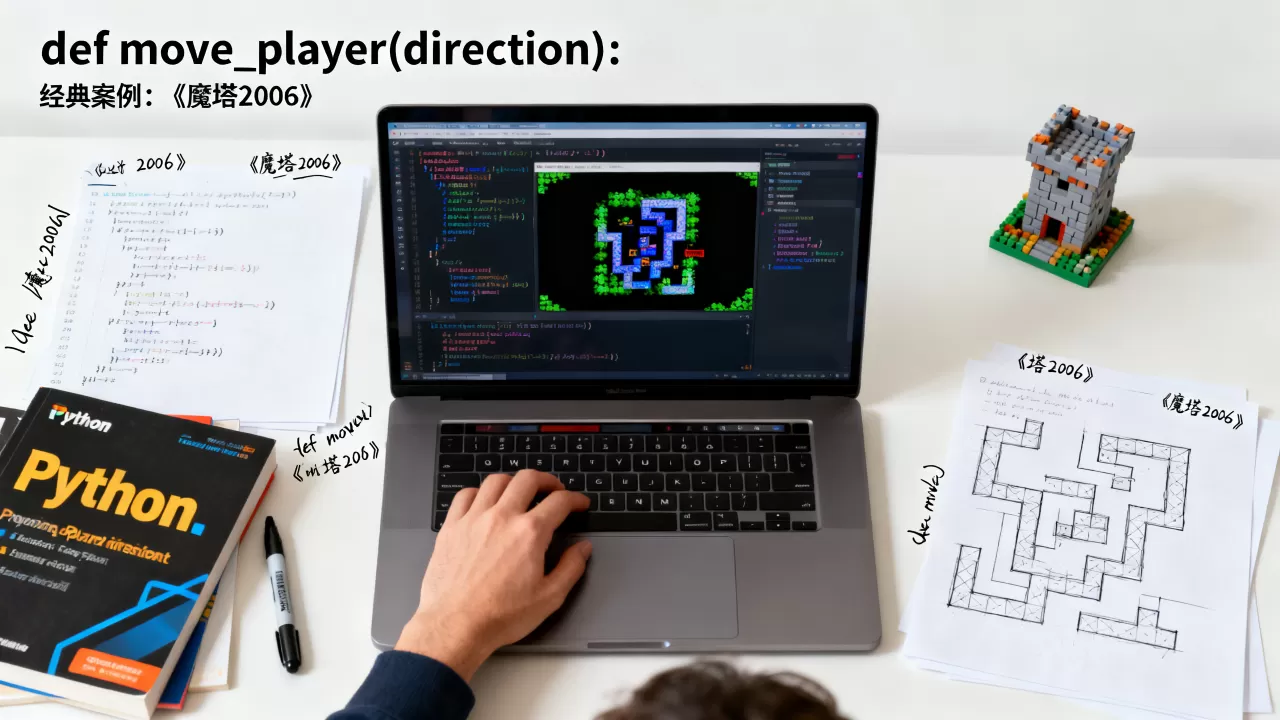 如何用Python开发魔塔游戏，有哪些经典案例？