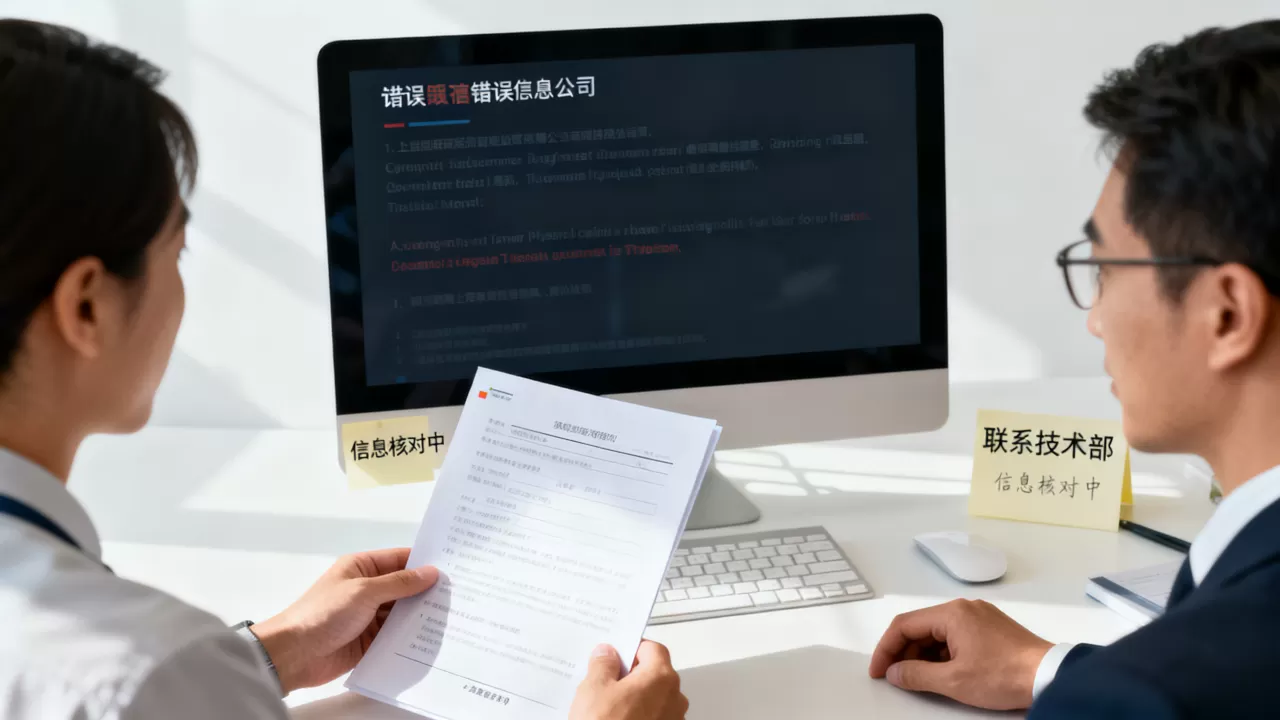 豆包把我们公司信息和其他公司弄混了怎么办，怎么解决