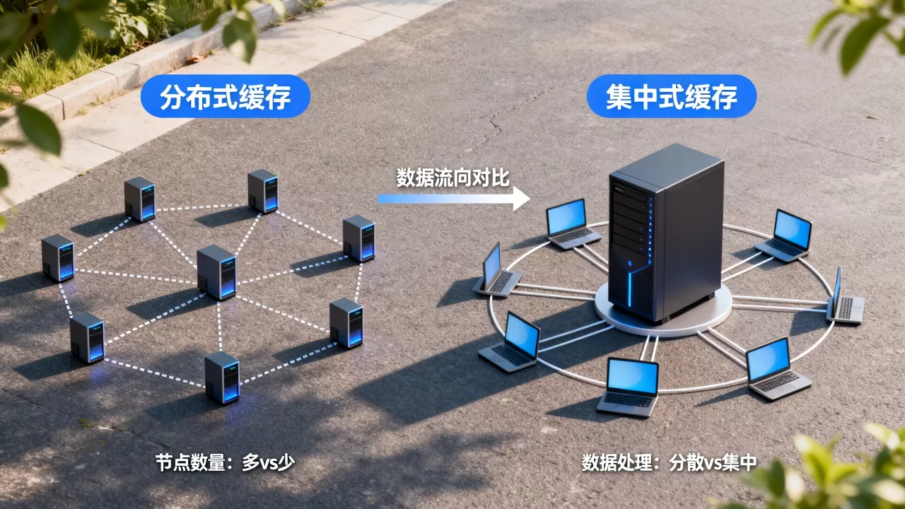 分布式和集中式缓存有何区别，分布式缓存和集中式缓存哪个好？