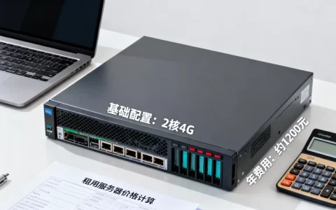 租用一台服务器价格到底怎么算，一年费用大概多少钱？