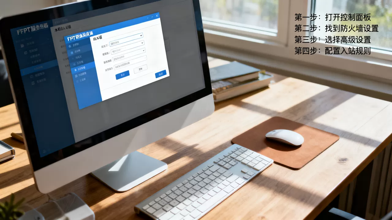ftp服务器本机防火墙怎么设置，步骤是什么？