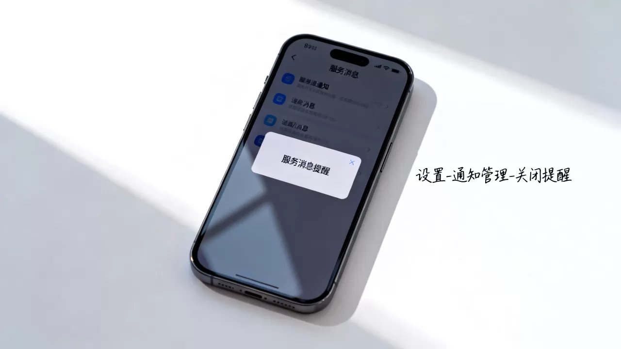 您的服务消息通知一直弹出影响使用怎么办，如何彻底关闭提醒