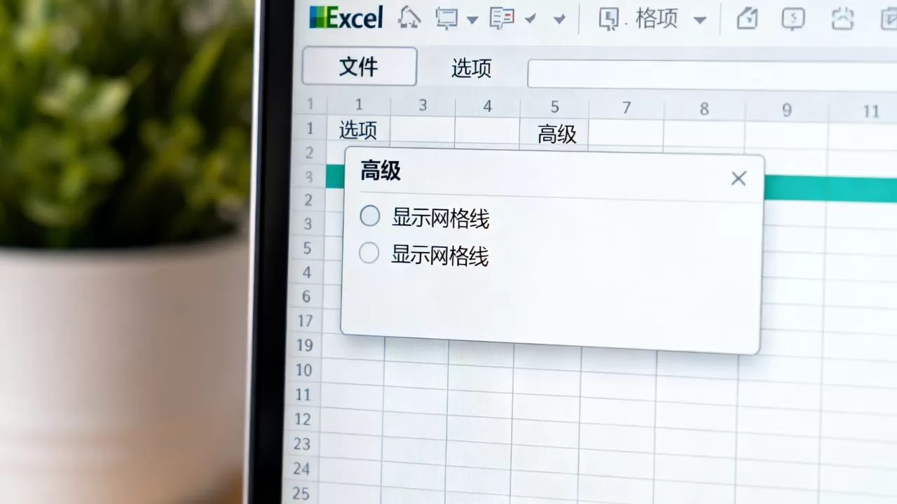 excel网格虚线怎么去掉，默认设置在哪里