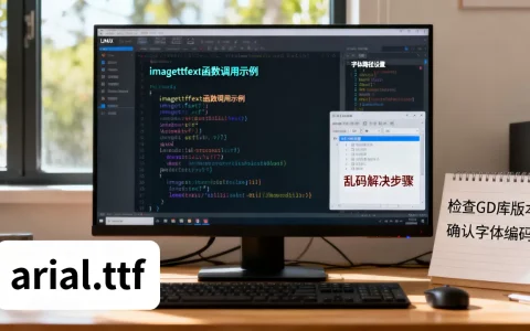 imagettftext在linux如何调用，乱码怎么解决？