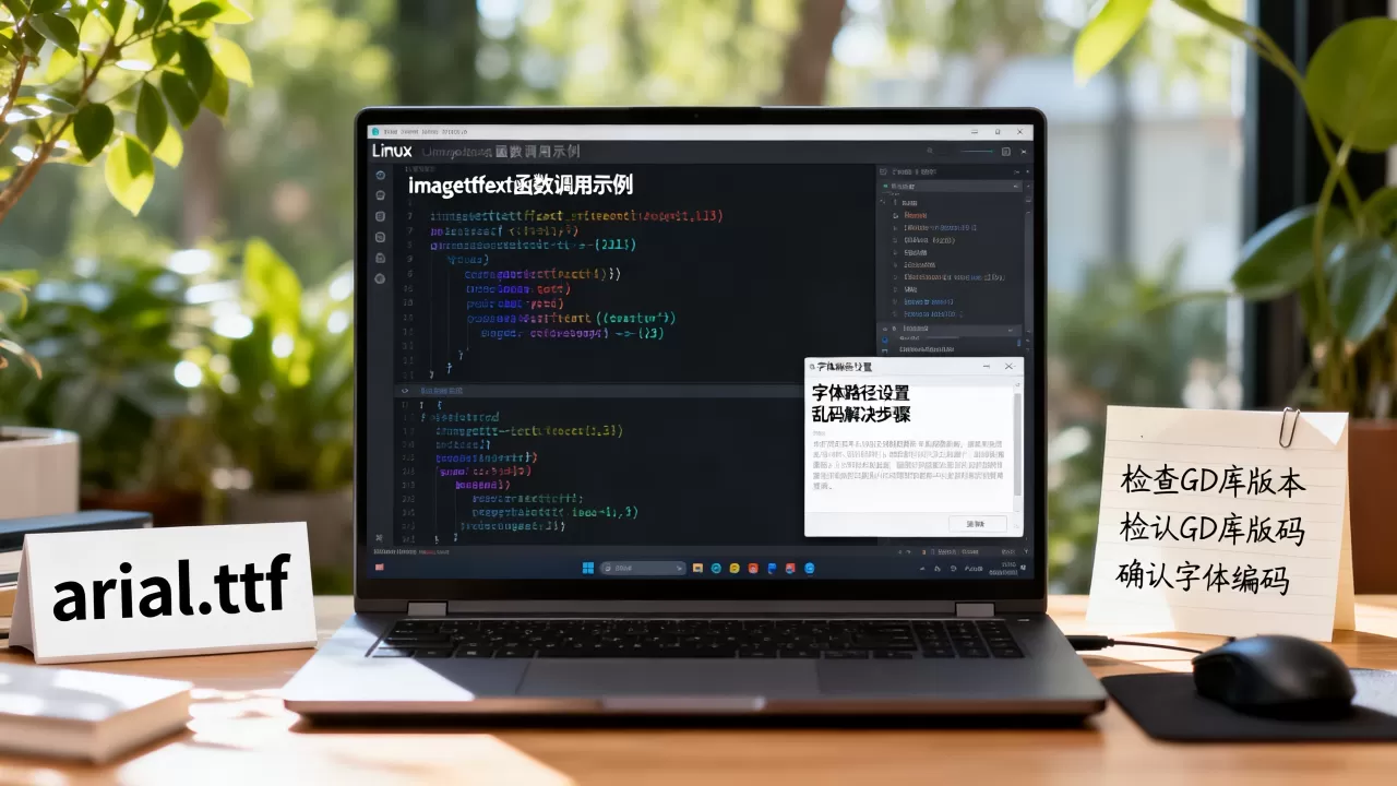 imagettftext在linux如何调用,乱码怎么解决? imagettftext在linux如何调用,乱码怎么解决?