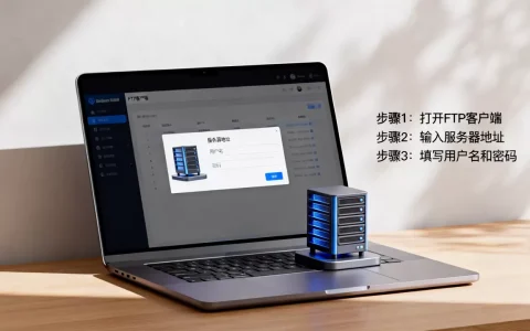 如何通过FTP连接到指定服务器？，怎么操作