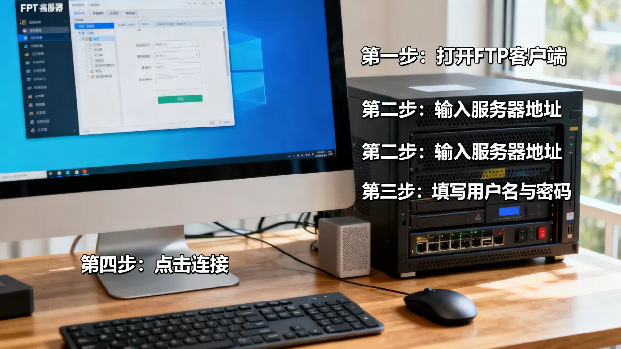 FTP服务器登录配置怎么做？，需要哪些步骤？