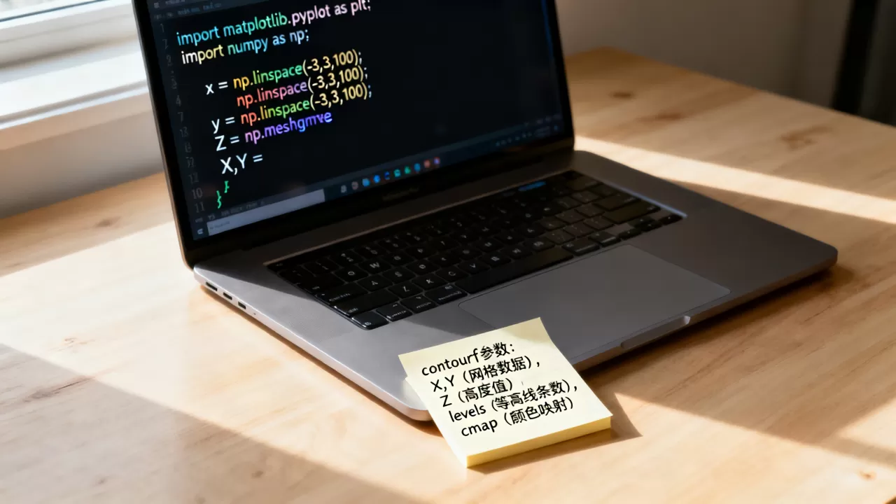 python contourf怎么用？, 有哪些参数？