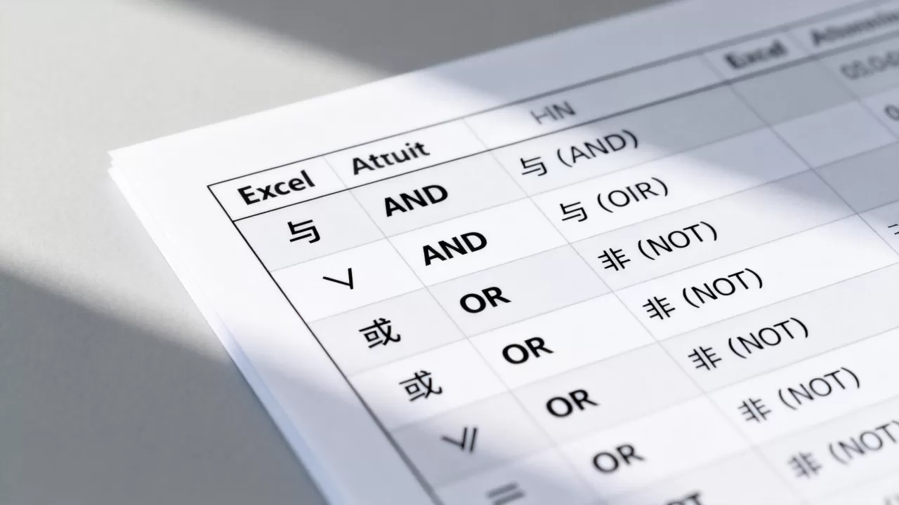 excel逻辑符号具体都有哪些种类,怎么使用? excel逻辑符号具体都有哪些种类,怎么使用?