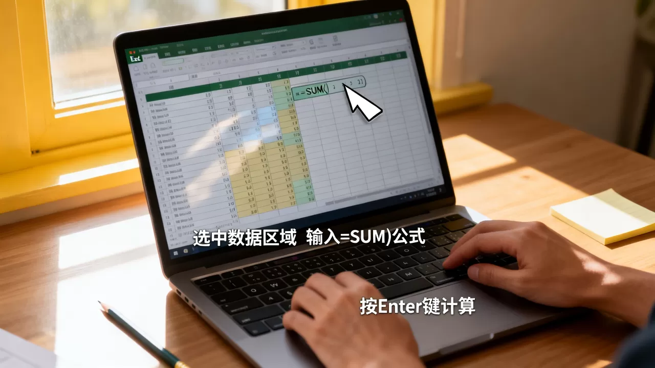 Excel求和差最简单的方法是什么，怎么做