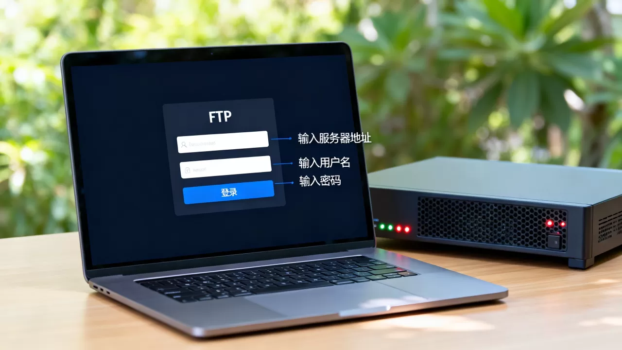 FTP登录服务器怎么操作，具体步骤是什么？