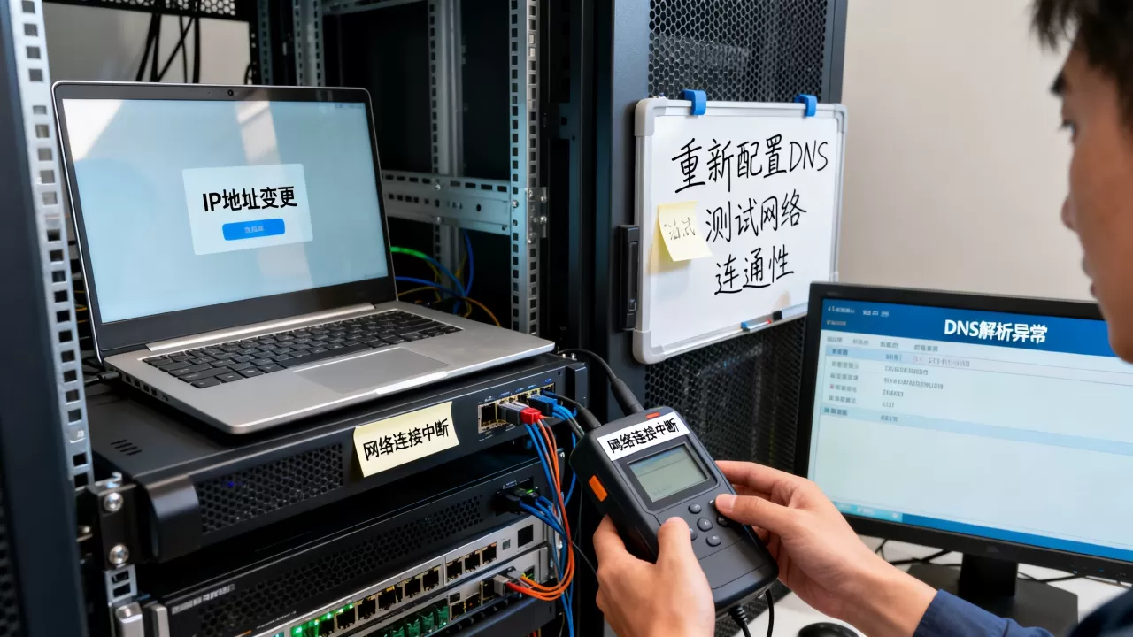 服务器IP地址变更后有什么影响?,如何解决 服务器IP地址变更后有什么影响?,如何解决