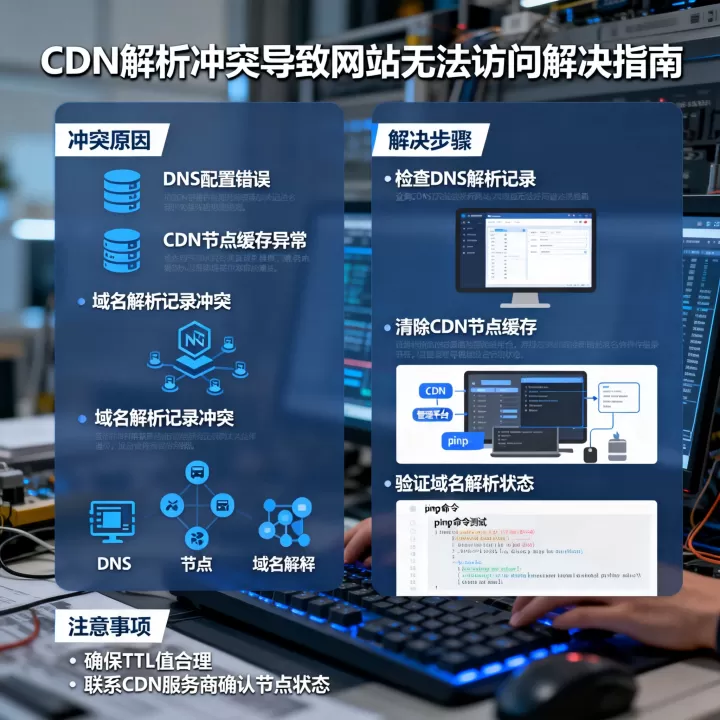 CDN解析冲突导致网站无法访问怎么解决?,cdn解析冲突原因 CDN解析冲突导致网站无法访问怎么解决?,cdn解析冲突原因