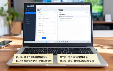 ftp怎么绑定弹性ip，具体操作步骤是什么？