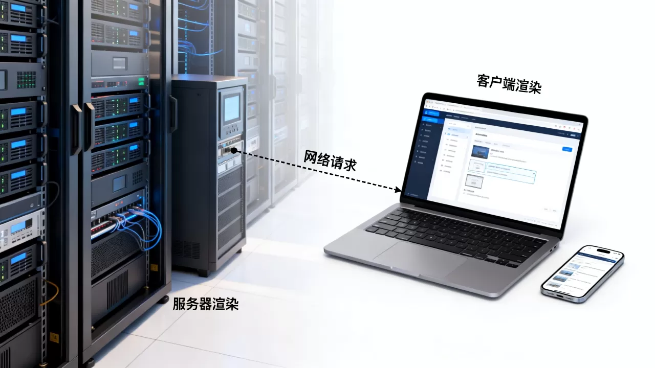 服务器渲染web是什么,和客户端渲染有什么区别? 服务器渲染web是什么,和客户端渲染有什么区别?