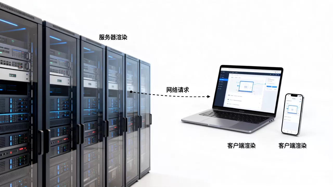 服务器渲染web是什么,和客户端渲染有什么区别? 服务器渲染web是什么,和客户端渲染有什么区别?