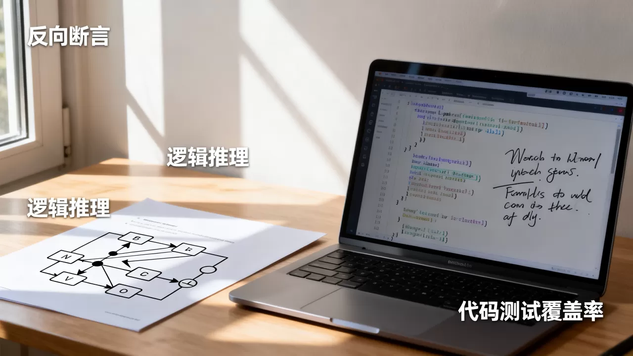 反向断言在逻辑推理中有什么作用,反向断言如何帮助提高代码测试覆盖率? 反向断言在逻辑推理中有什么作用,反向断言如何帮助提高代码测试覆盖率?