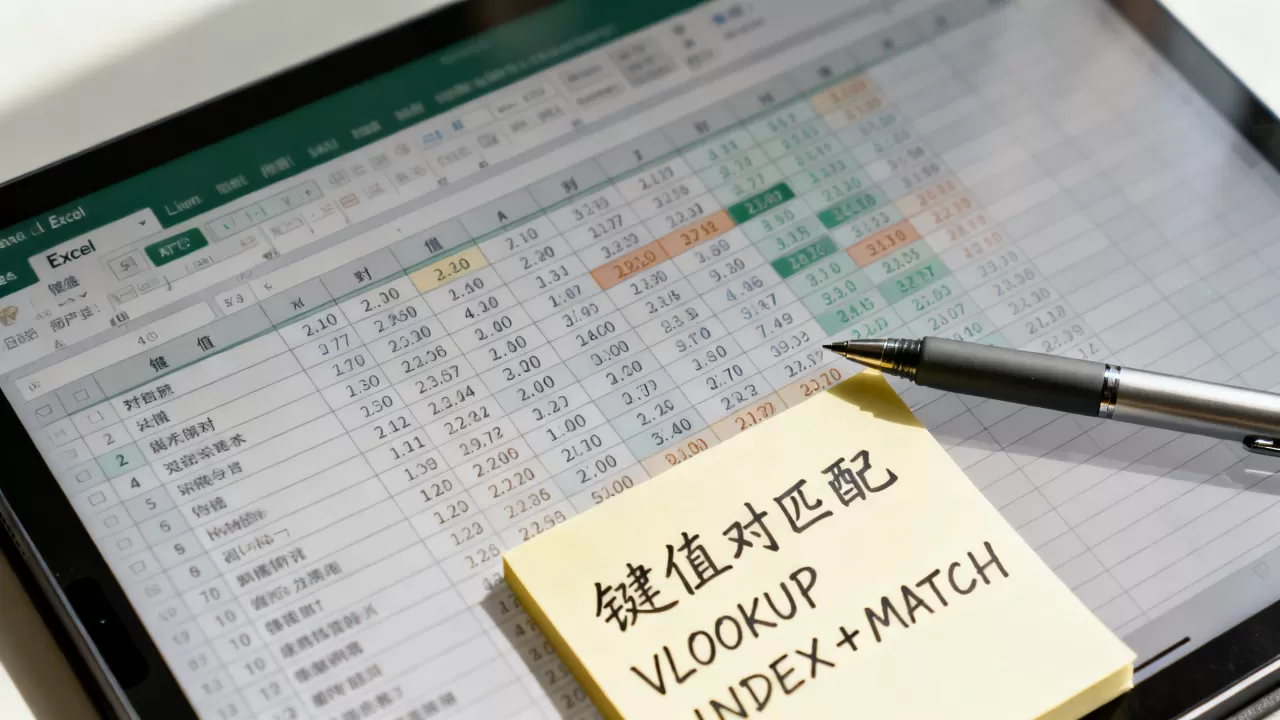 Excel键值对如何匹配?,有哪些方法? Excel键值对如何匹配?,有哪些方法?