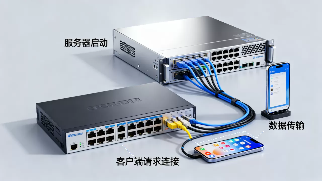 服务器与客户端运行顺序是怎样的,怎么设置? 服务器与客户端运行顺序是怎样的,怎么设置?