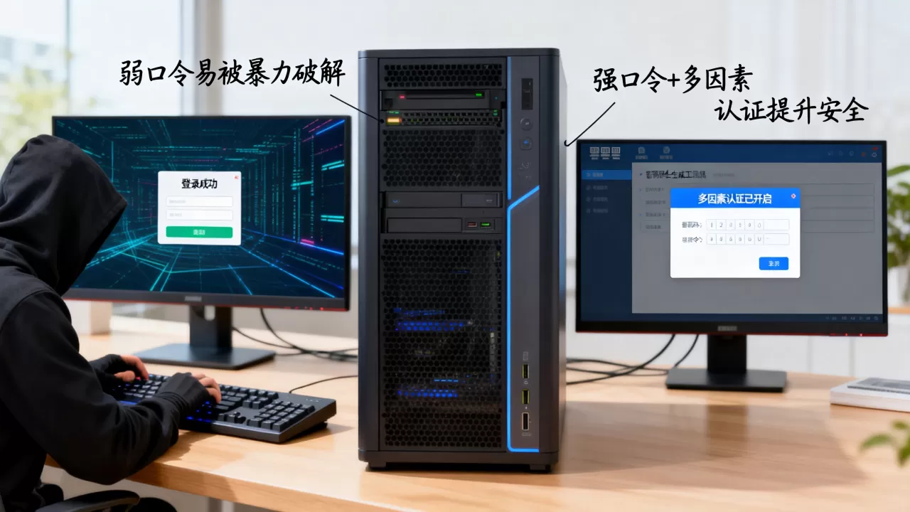服务器弱口令被黑客利用有哪些危害?,如何防范 服务器弱口令被黑客利用有哪些危害?,如何防范