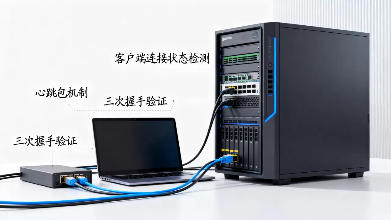 服务器端怎么判断客户端是否连接?,有哪些方法? 服务器端怎么判断客户端是否连接?,有哪些方法?