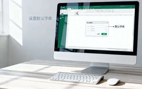 Excel字体怎么固定？，默认字体怎么设置？