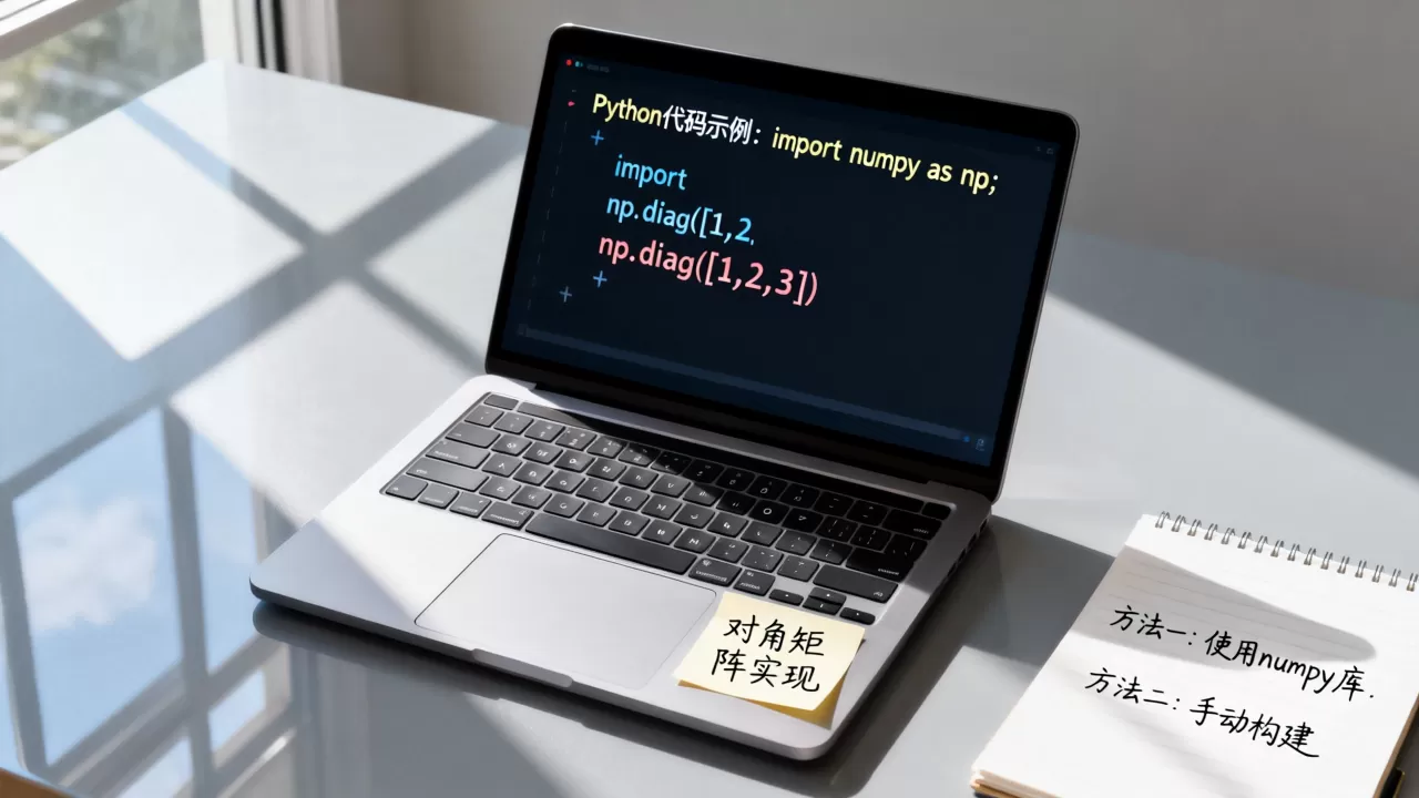 Python如何实现对角矩阵,有哪些方法? Python如何实现对角矩阵,有哪些方法?