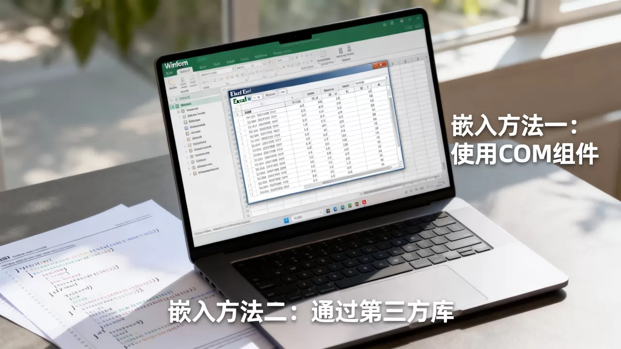 Winform如何嵌入Excel,有哪些方法? Winform如何嵌入Excel,有哪些方法?
