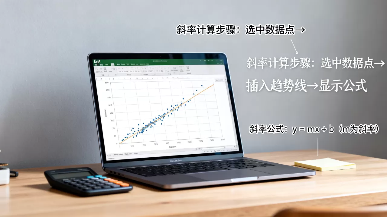 Excel图表斜率怎么计算?,斜率公式是什么 Excel图表斜率怎么计算?,斜率公式是什么