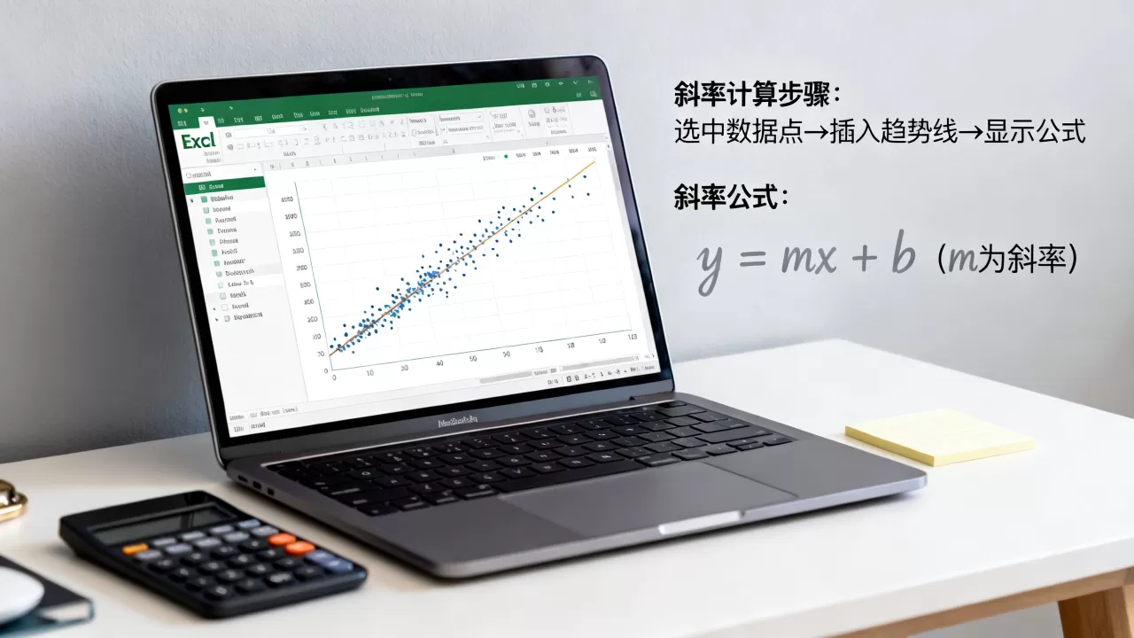 Excel图表斜率怎么计算?,斜率公式是什么 Excel图表斜率怎么计算?,斜率公式是什么